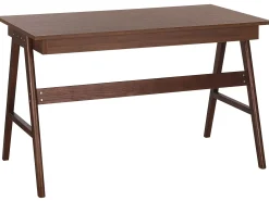 Skrivebord SHESLAY Mørkebrun 120 cm 70 cm med skuffer