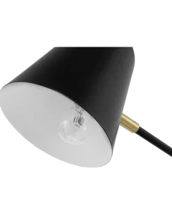 Skrivebordslampe HORTON Justerbar Metal Sort