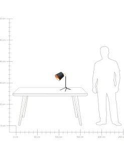 Skrivebordslampe MOOKI Justerbar Metal Sort