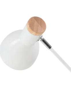 Skrivebordslampe PECKOS Justerbar Metal Hvid
