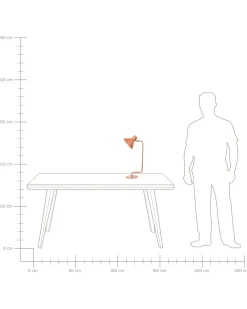 Skrivebordslampe RIMAVA Justerbar Metal Orange