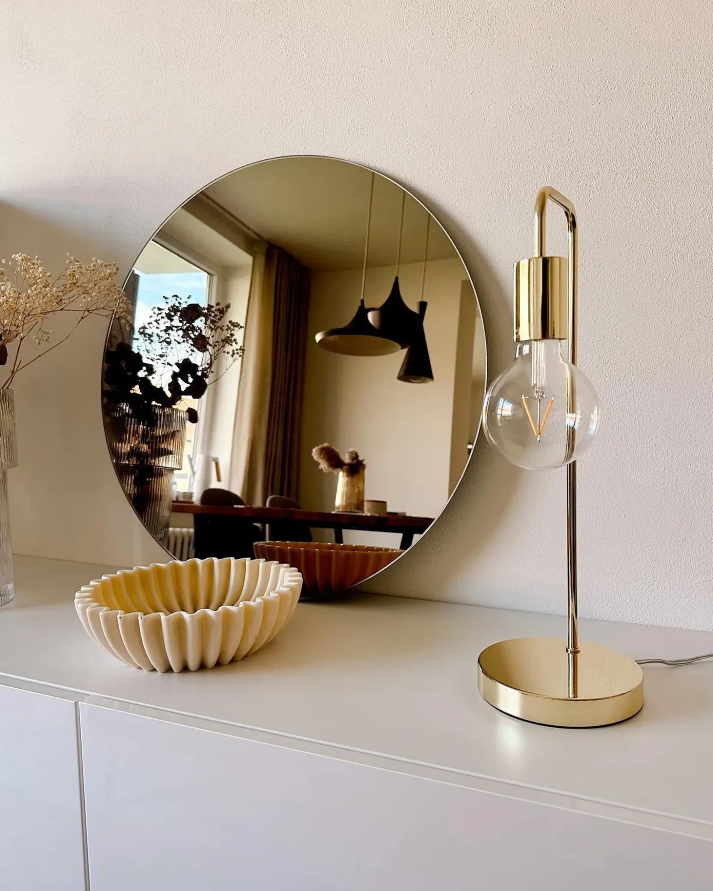Skrivebordslampe SAVENA Metal Guld