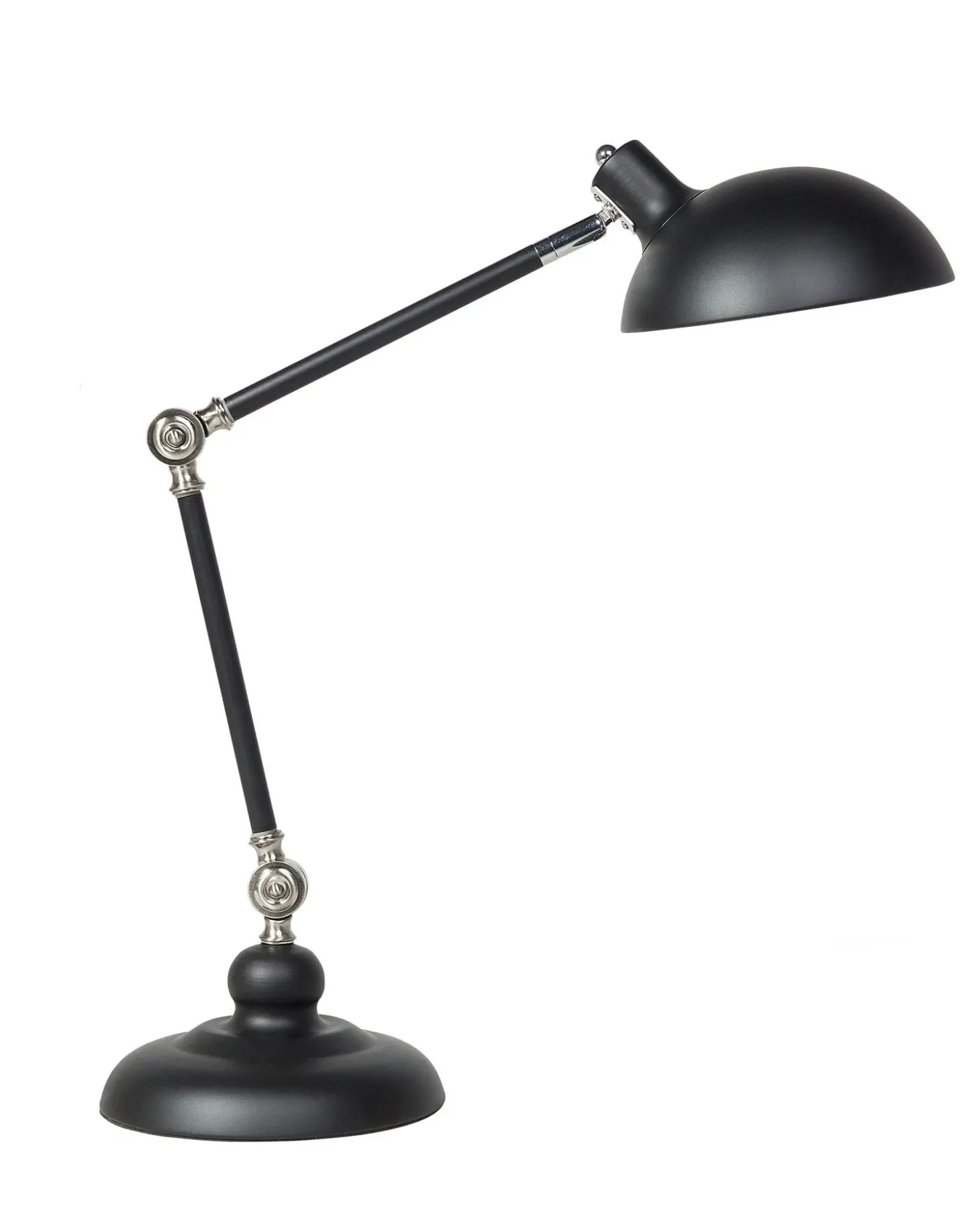 Skrivebordslampe MERAMEC Justerbar Metal Sort