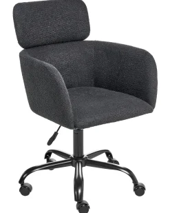 Skrivebordsstol ALENA Boucle Sort