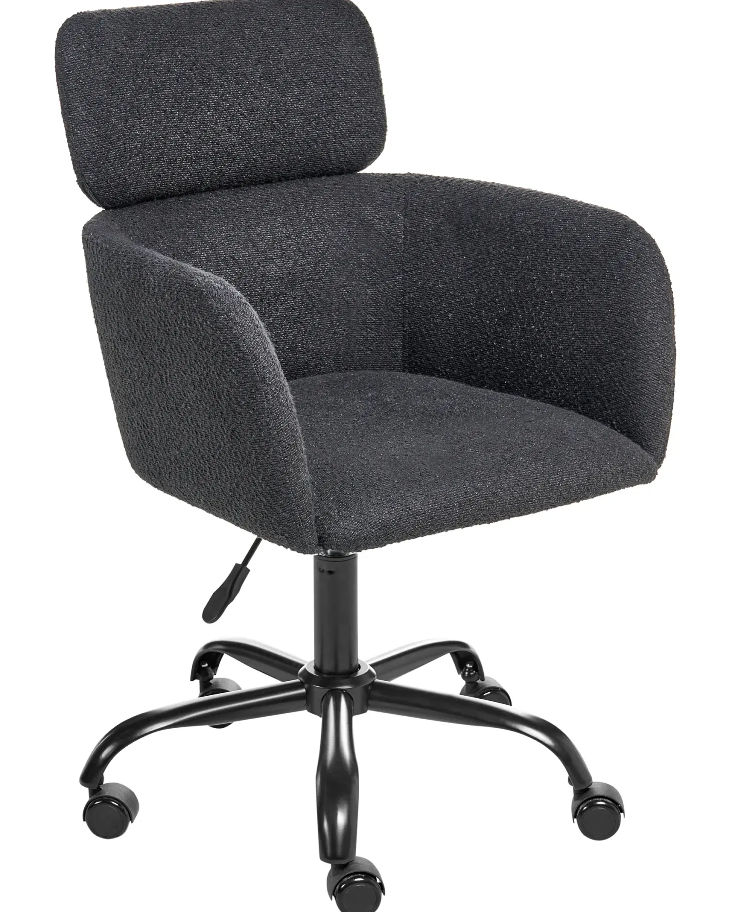 Skrivebordsstol ALENA Boucle Sort