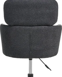 Skrivebordsstol ALENA Boucle Sort