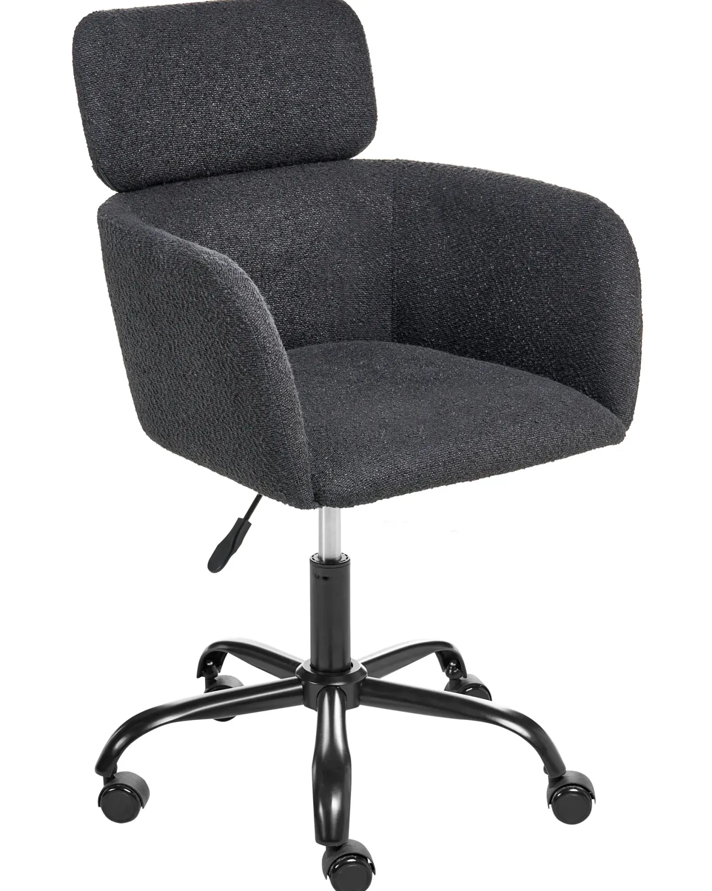 Skrivebordsstol ALENA Boucle Sort