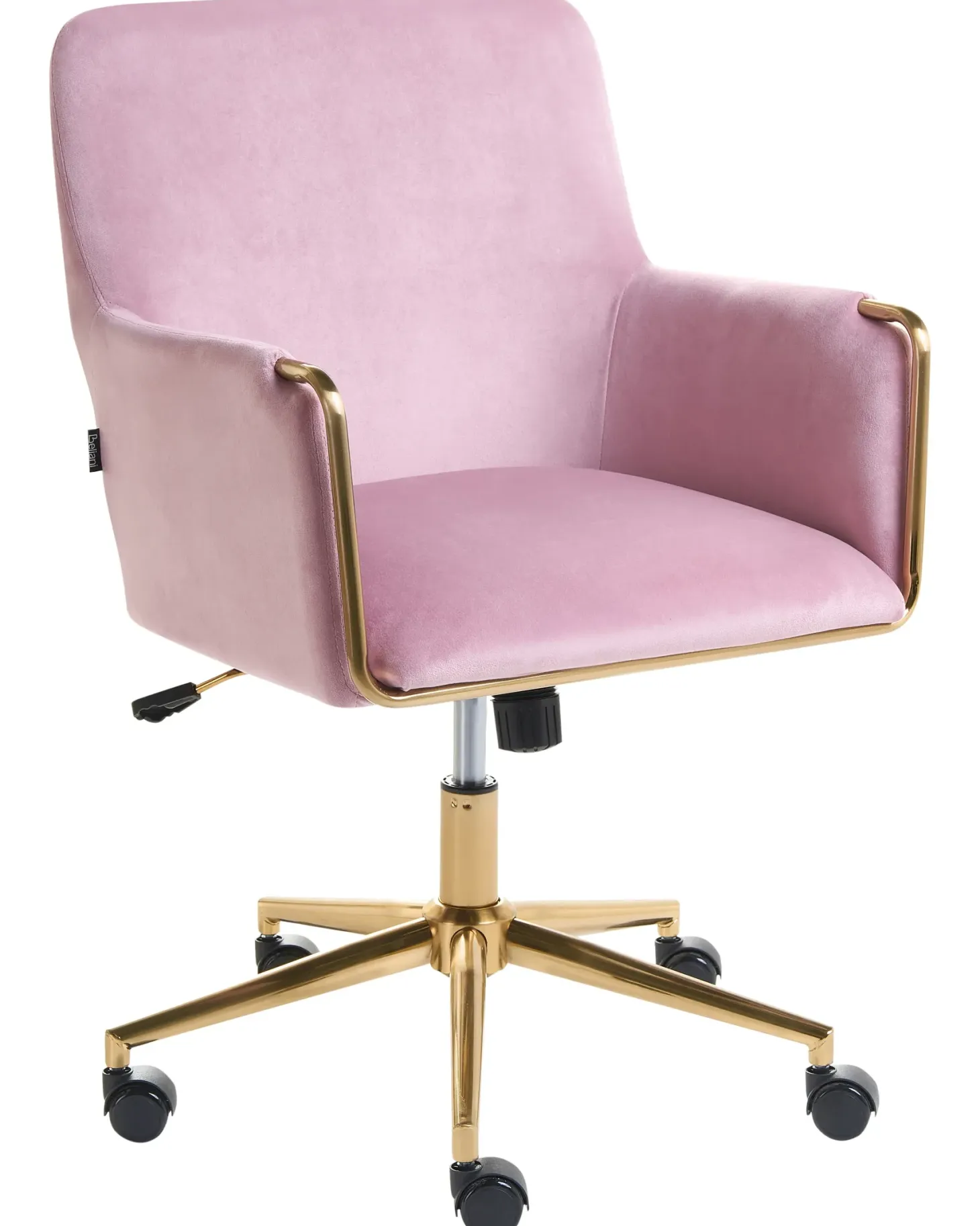 Skrivebordsstol ALTONA Velour Pastellrosa