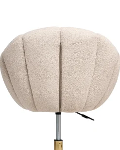 Skrivebordsstol ANNABELLE Boucle Beige