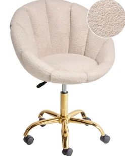 Skrivebordsstol ANNABELLE Boucle Beige