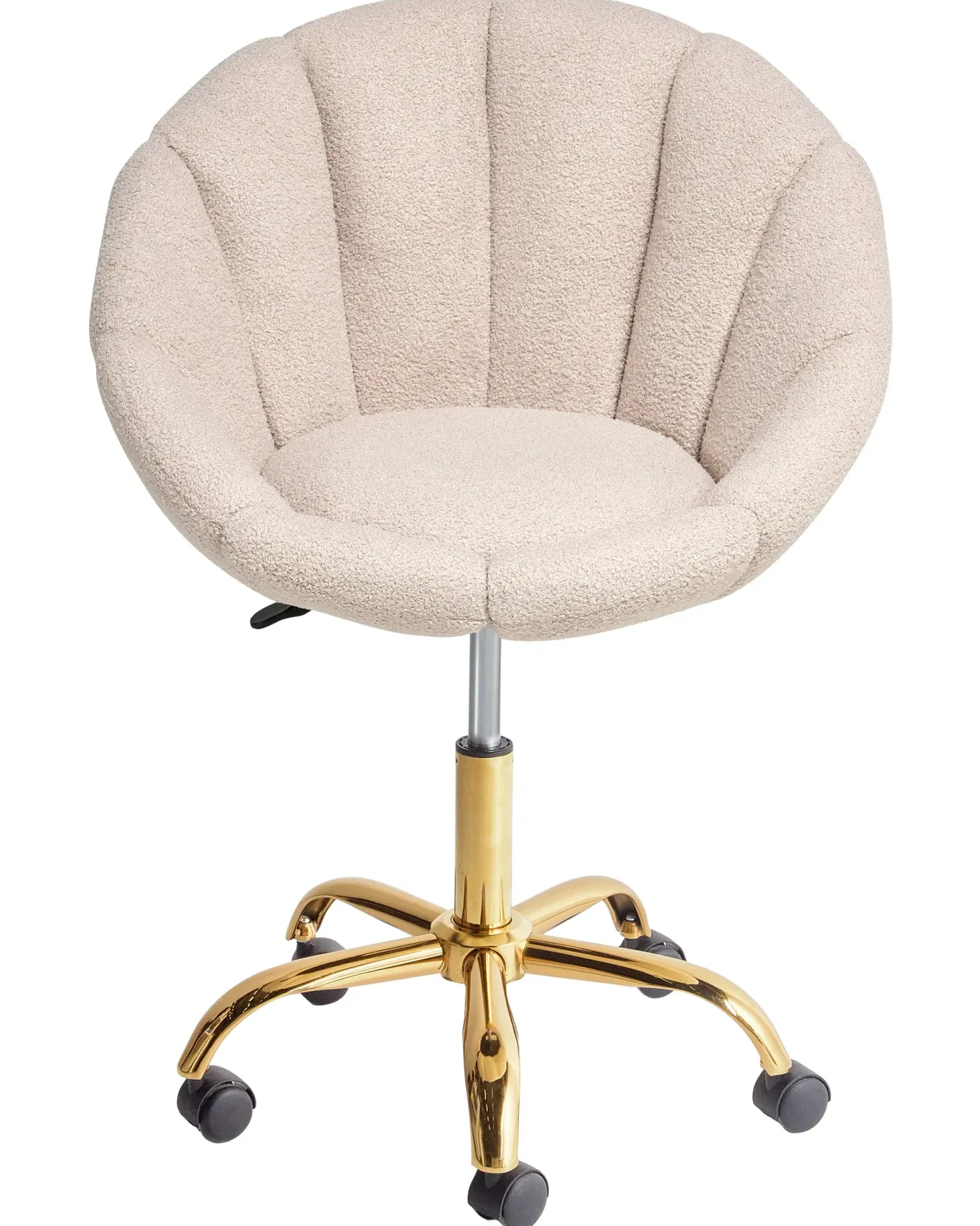 Skrivebordsstol ANNABELLE Boucle Beige