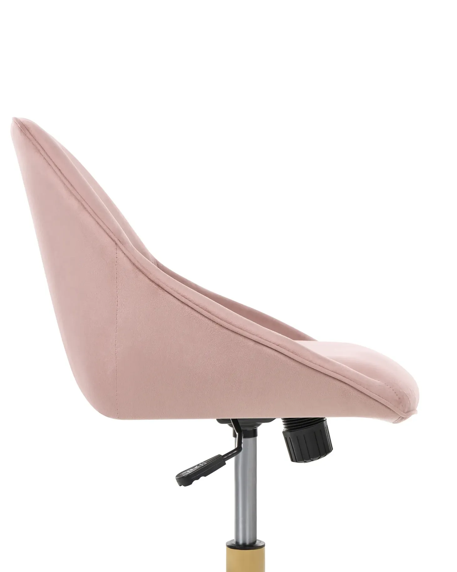 Skrivebordsstol BARDSDALE Velour Lyserød