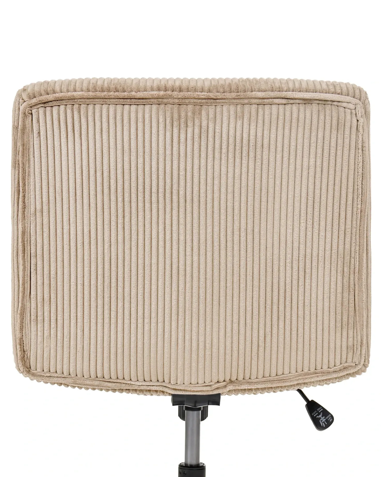 Skrivebordsstol GEDDES Fløjl Beige