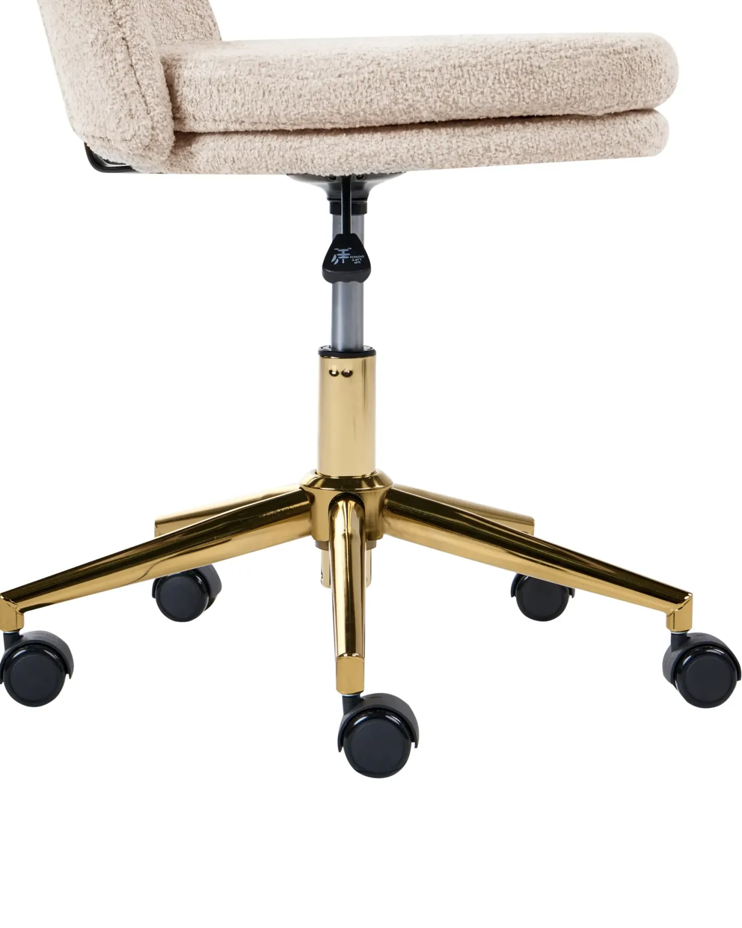 Skrivebordsstol GRANBY Boucle Lys Beige