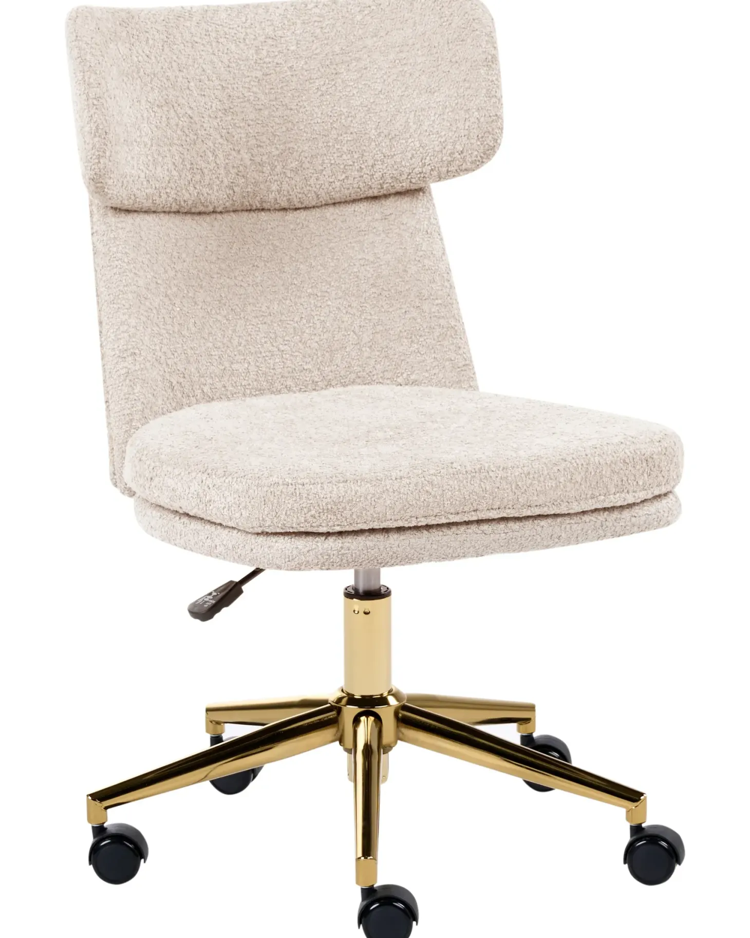 Skrivebordsstol GRANBY Boucle Lys Beige