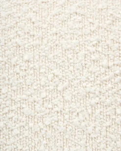 Skrivebordsstol GUNNISON Boucle Cremehvid