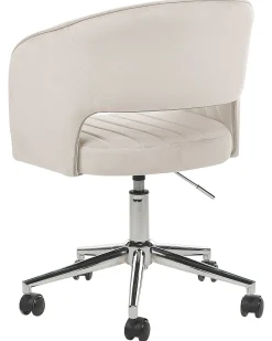 Skrivebordsstol KATONAH Velour Lys Beige