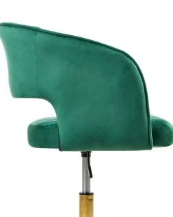 Skrivebordsstol KATONAH Velour Grøn