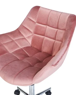 Skrivebordsstol LABELLE Velour Lyserød