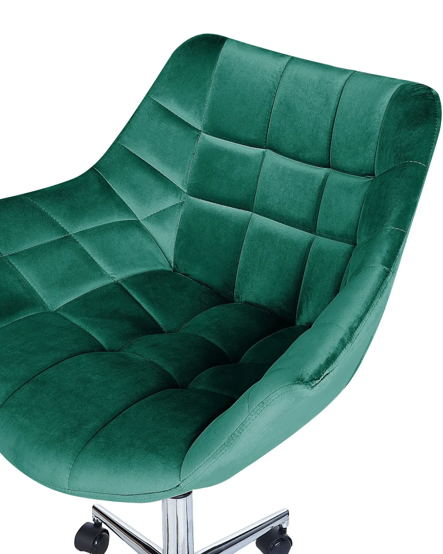 Skrivebordsstol LABELLE Velour Smaragdgrøn