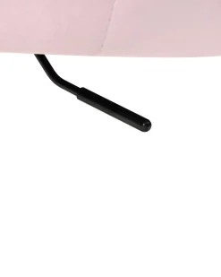 Skrivebordsstol LELORIA Velour Pastellrosa
