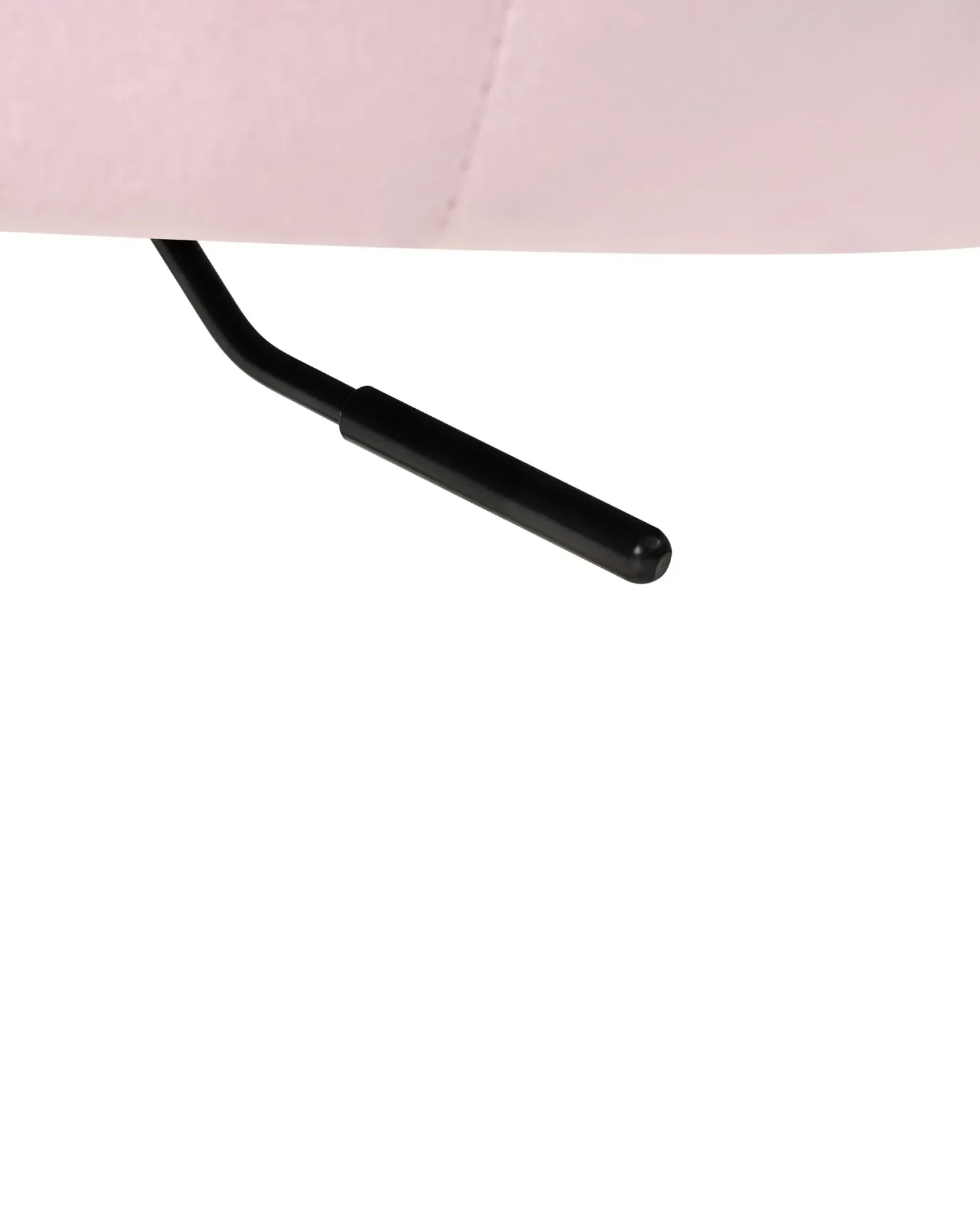 Skrivebordsstol LELORIA Velour Pastellrosa
