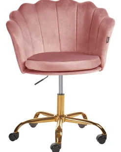 Skrivebordsstol MONTICELLO Velour Lyserød