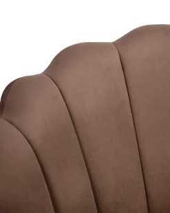 Skrivebordsstol MONTICELLO Velour Brun
