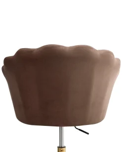 Skrivebordsstol MONTICELLO Velour Brun