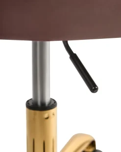 Skrivebordsstol MONTICELLO Velour Brun