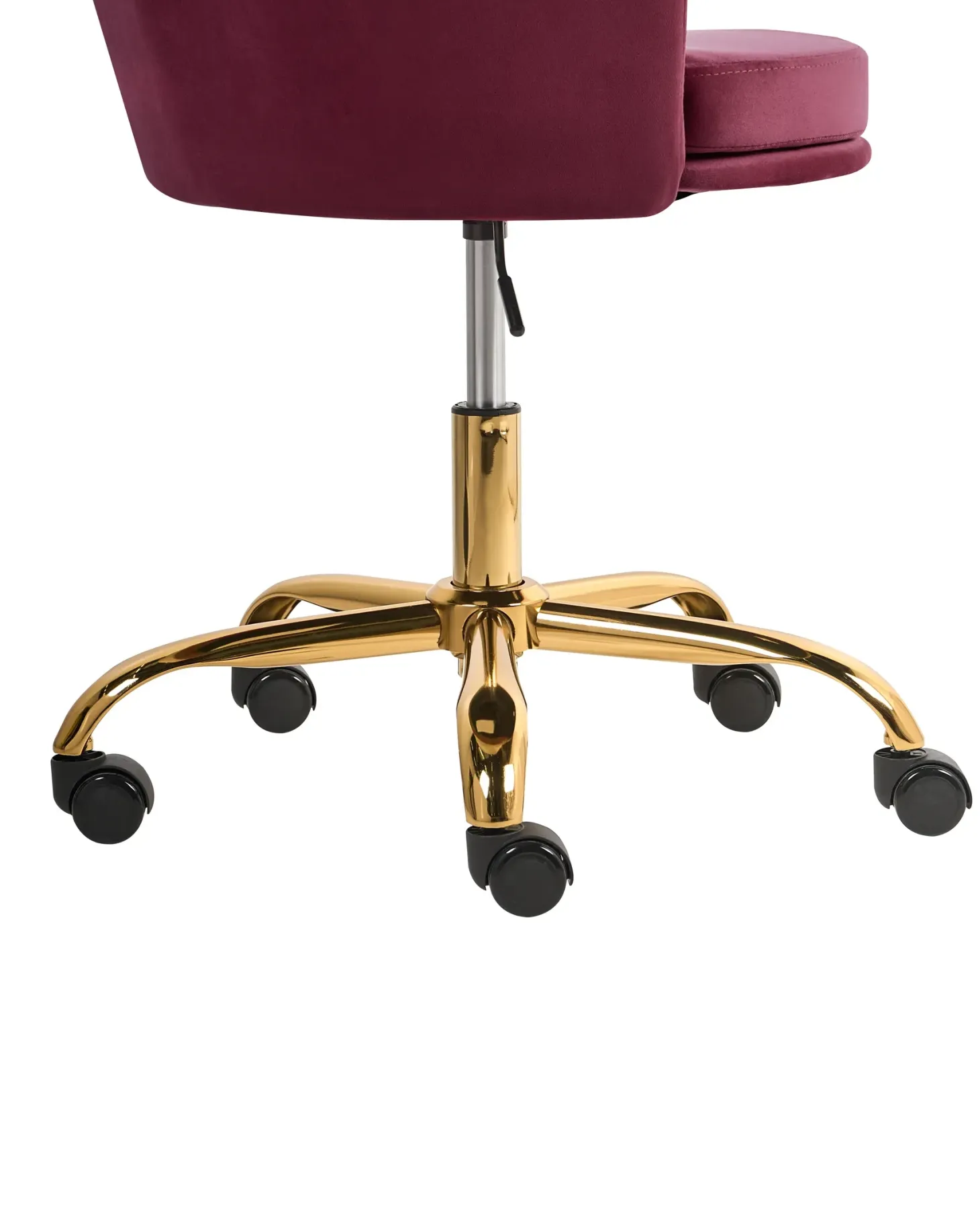 Skrivebordsstol MONTICELLO Velour Bordeaux