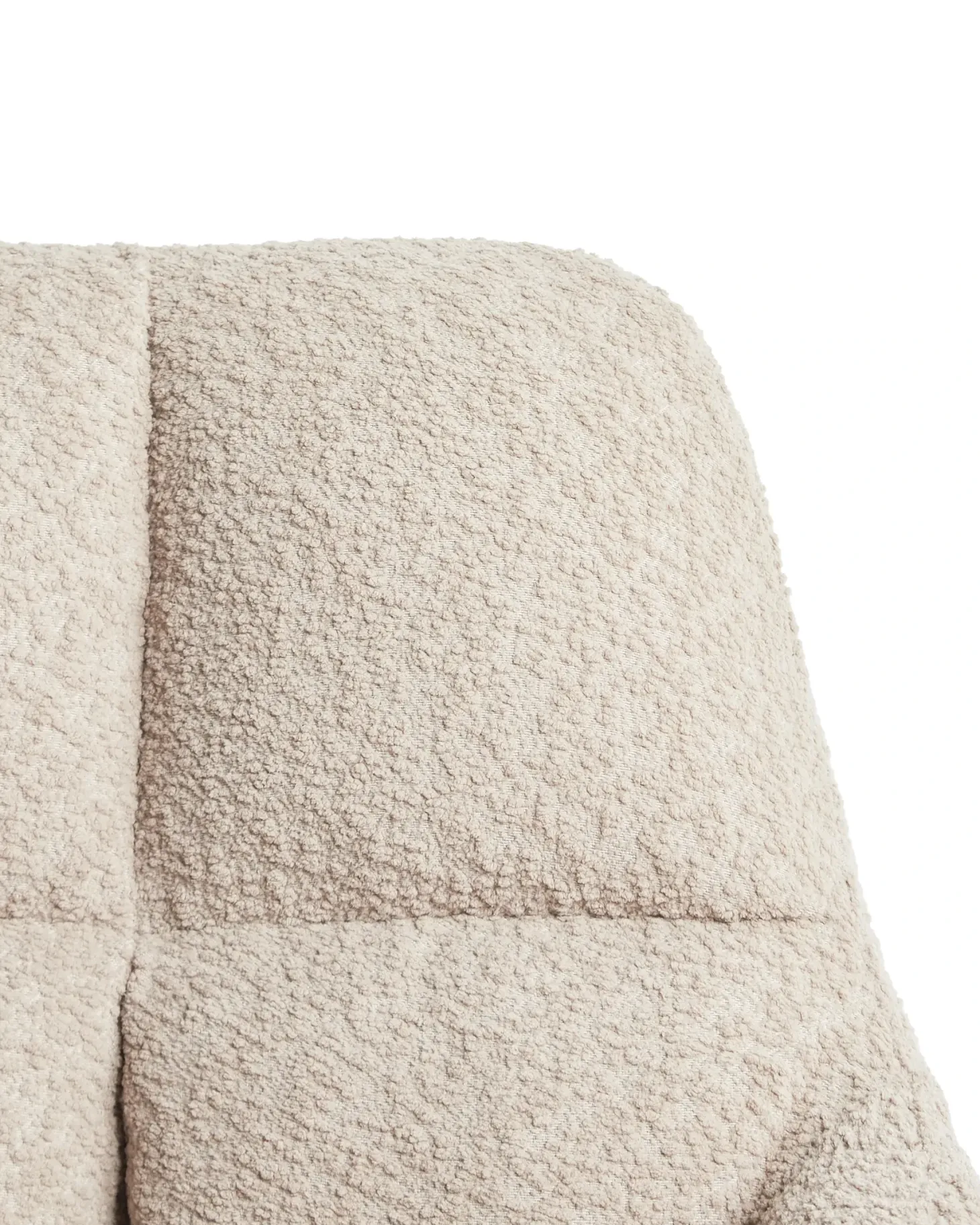 Skrivebordsstol PALMDALE Boucle Beige