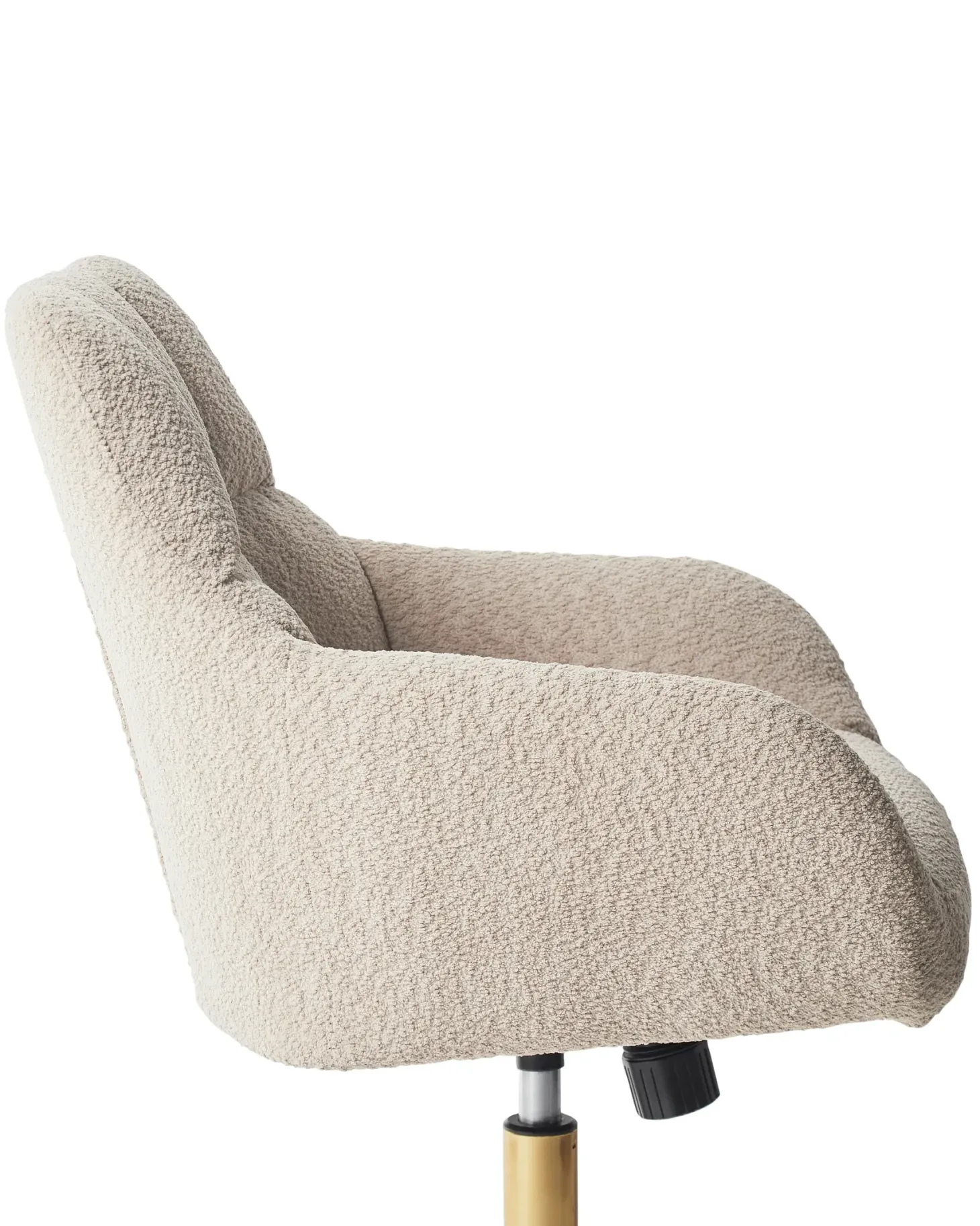 Skrivebordsstol PALMDALE Boucle Beige