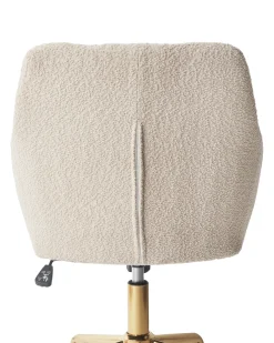 Skrivebordsstol PALMDALE Boucle Beige