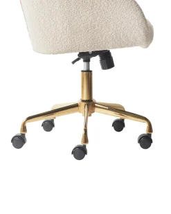 Skrivebordsstol PALMDALE Boucle Beige