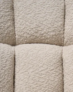 Skrivebordsstol PALMDALE Boucle Lys Beige