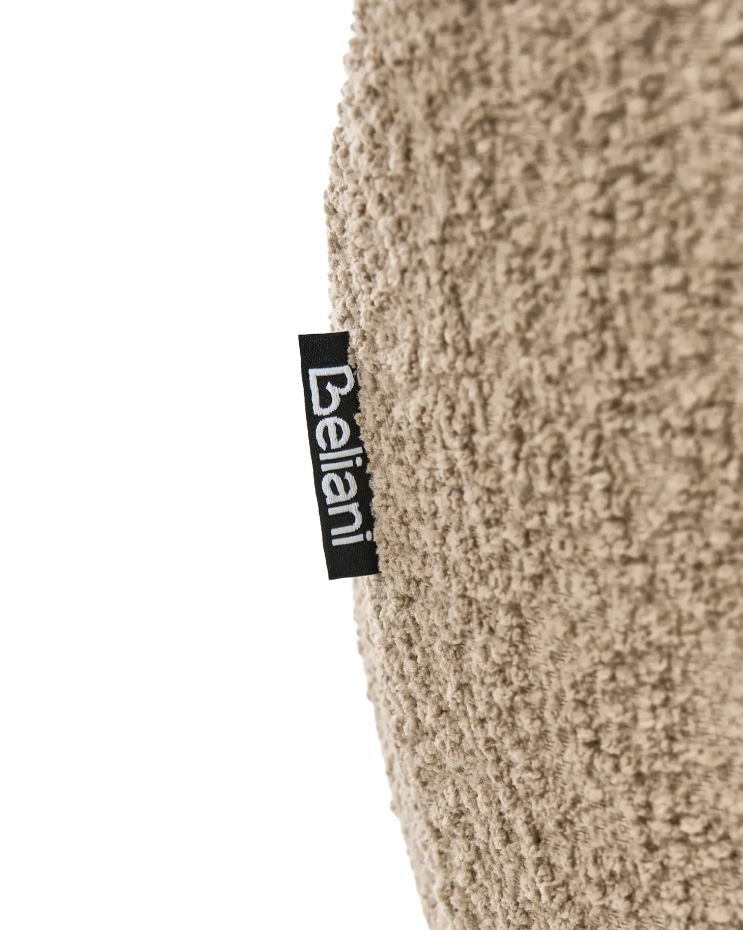 Skrivebordsstol PALMDALE Boucle Lysebrun
