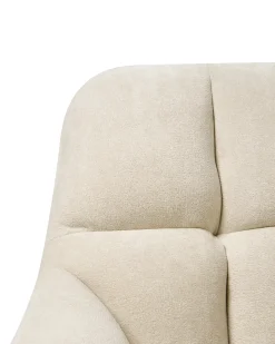 Skrivebordsstol PALMDALE Velour Lys Beige
