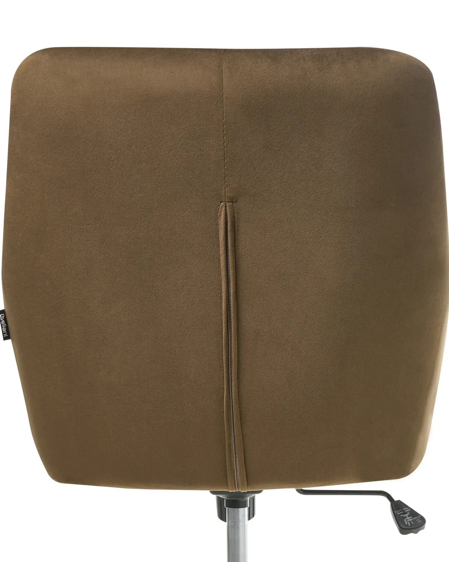 Skrivebordsstol PALMDALE Velour Brun