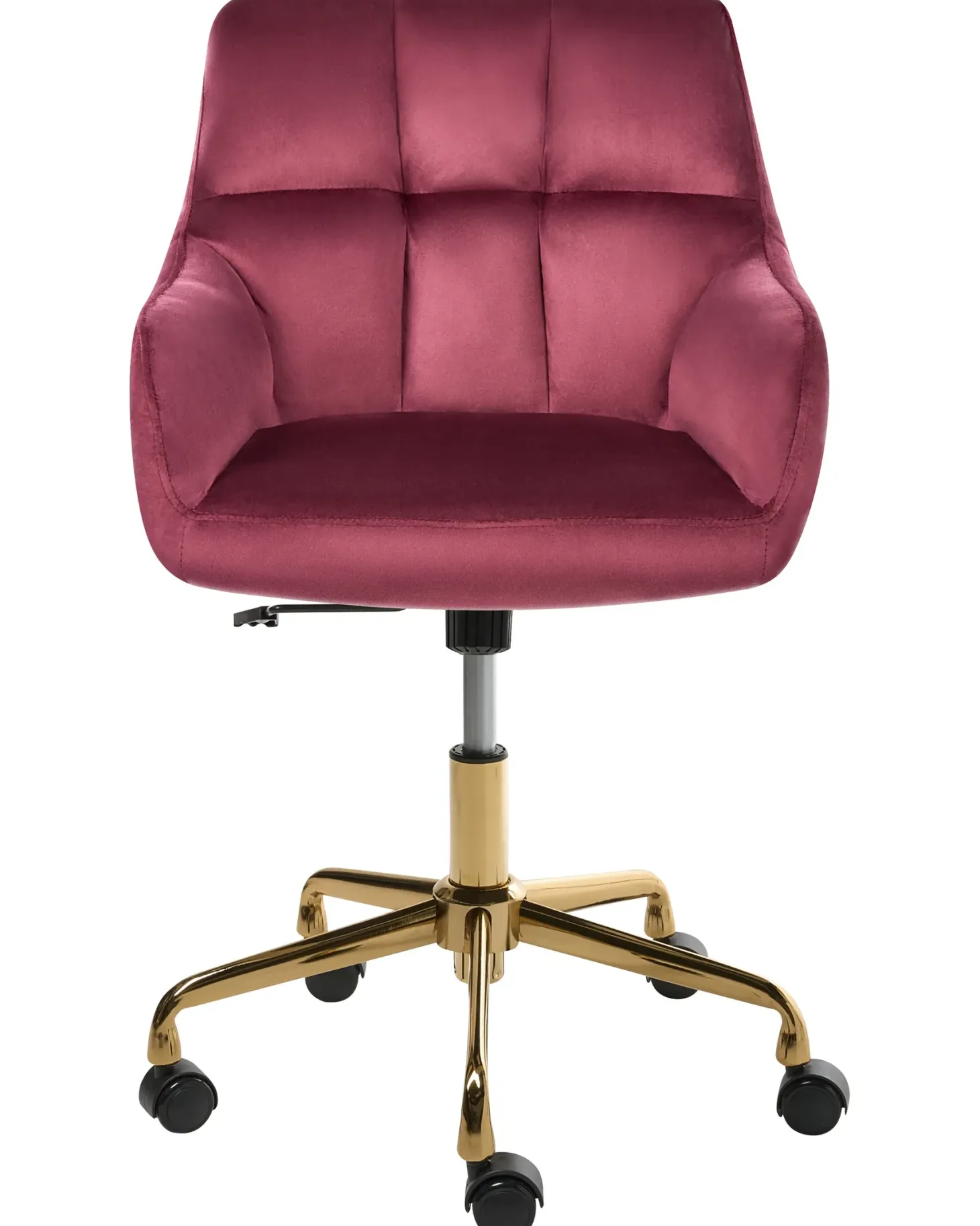 Skrivebordsstol PALMDALE Velour Bordeaux