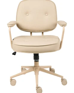 Skrivebordsstol PARAMUS Kunstlæder Beige