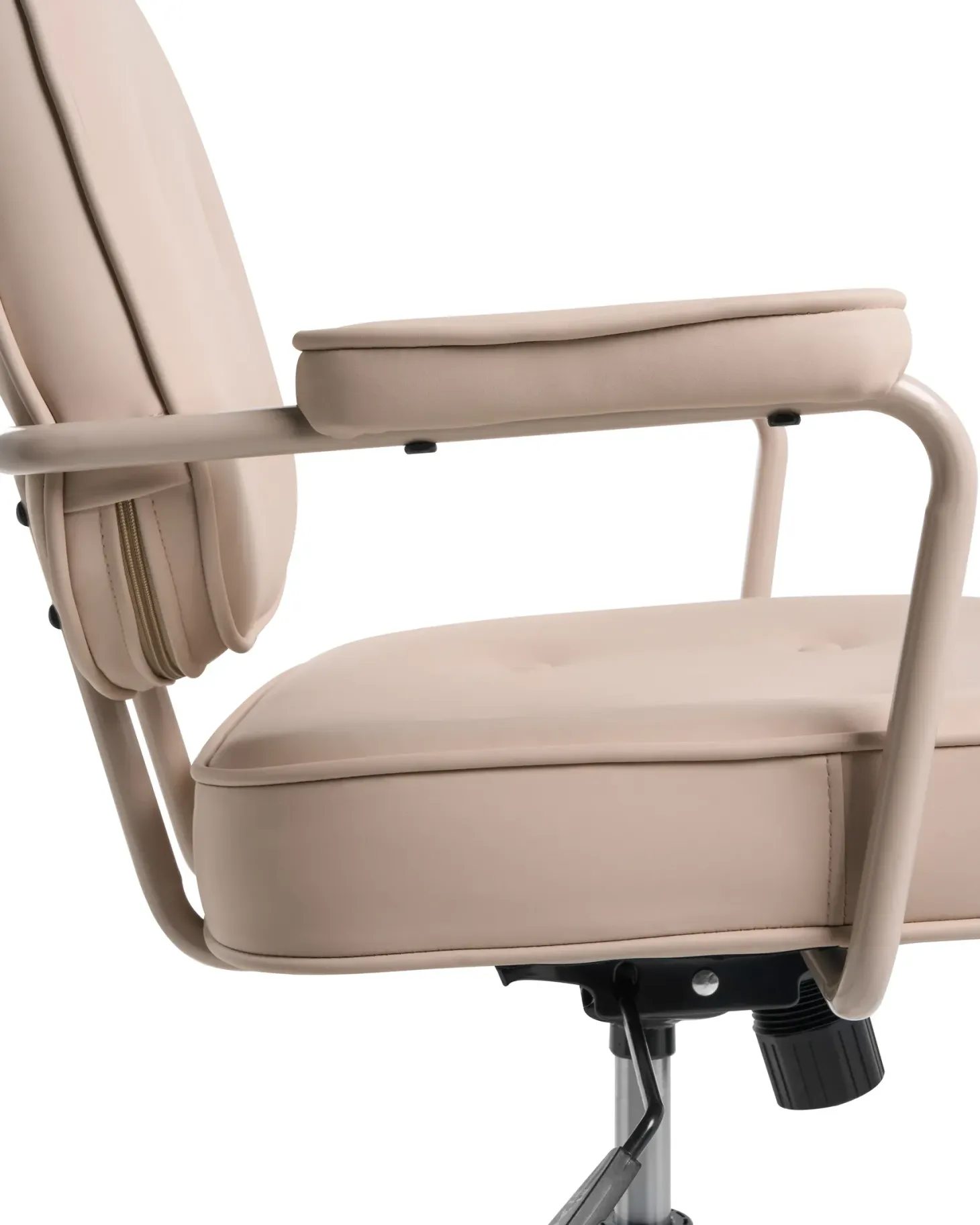 Skrivebordsstol PARAMUS Kunstlæder Sand Beige