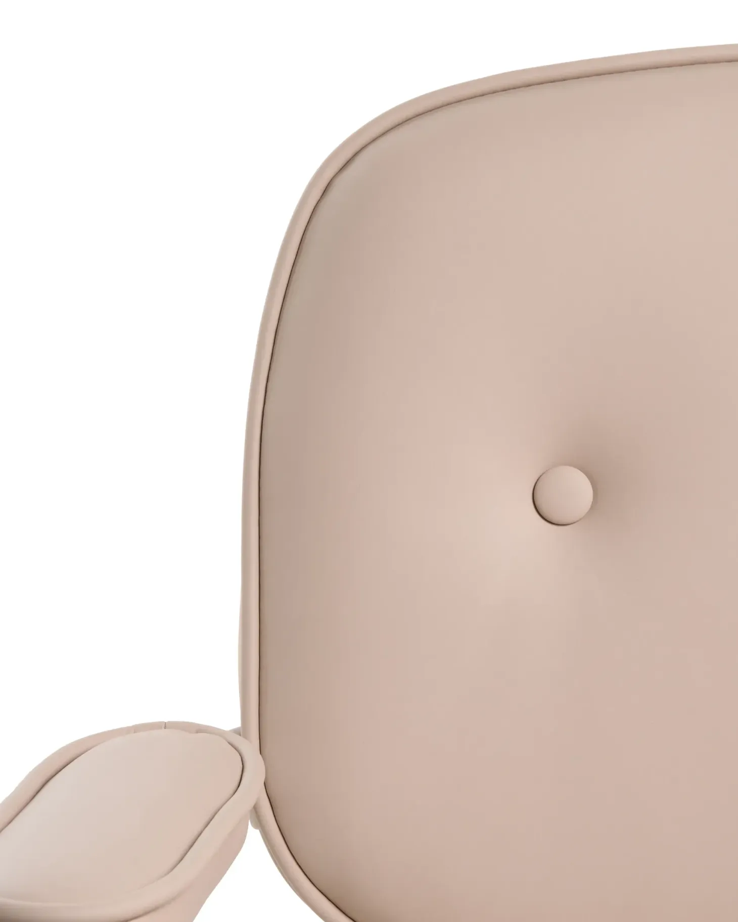 Skrivebordsstol PARAMUS Kunstlæder Sand Beige