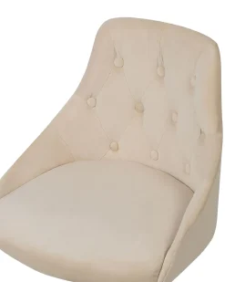 Skrivebordsstol PARRISH Velour Beige