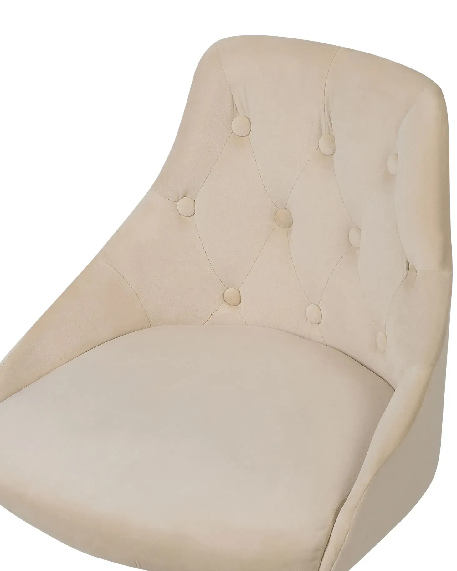 Skrivebordsstol PARRISH Velour Beige