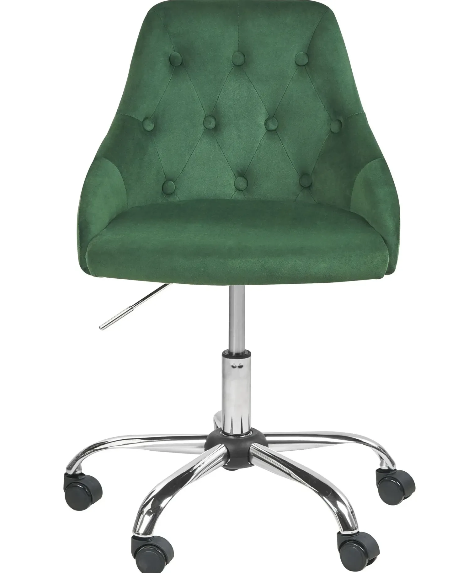 Skrivebordsstol PARRISH Velour Smaragdgrøn