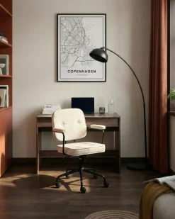 Skrivebordsstol PAWNEE Lys Beige