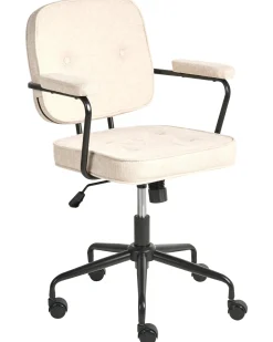 Skrivebordsstol PAWNEE Lys Beige