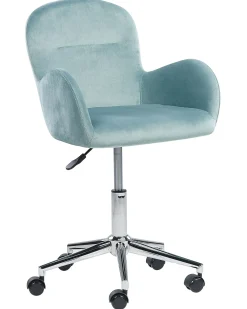 Skrivebordsstol PRIDDY Velour Mintgrøn