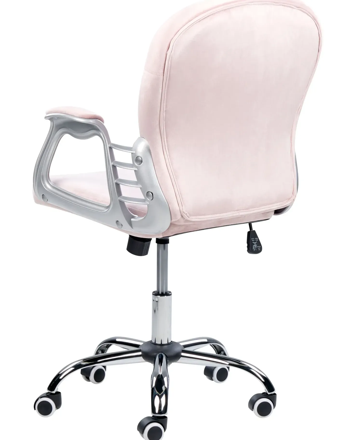 Skrivebordsstol PRINCESS Velour Pastellrosa